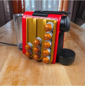 Resim Nespresso Kapsül Tutucu Düzenleyici Özel Seri Gold Altın Renk 