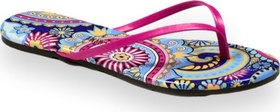 Resim Tkees Tk-2209 Klasik Desenli Parmak Arası Çok Renkli Kadın Terlik 