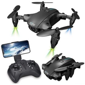 Resim Vkemall H2 Mini Katlanabilir Drone 4k Ön Kamera Hız Kontrolü İzleme Uçuşu Başsız Mod İle 15 Dakika Uçuş Süresi 