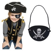 Resim Ronanna İthal Vinleks Deri Korsan Göz Bandı - Lastikli & Yumuşak 