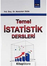 Resim Temel İstatistik Dersleri - Abdullah Tekin - Eğitim Yayınevi 