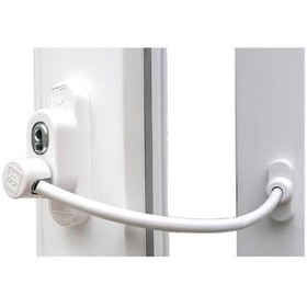 Resim 5 Adet Penkid Çelik Halatlı Pvc Pencere Çocuk Emniyet Kilidi Beyaz 