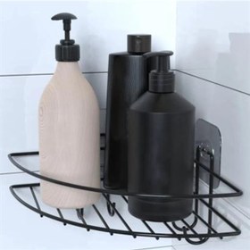 Resim Buffer Yapışkanlı Banyo Köşeliği Kancalı Köşe Rafı Duş Şampuanlık Duvar Düzenleyici Organizer Raf Çok Renkli 