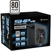 Resim Sharkoon SHP650 V2 650W 80+ 120 mm Fanlı ATX Güç Kaynağı 