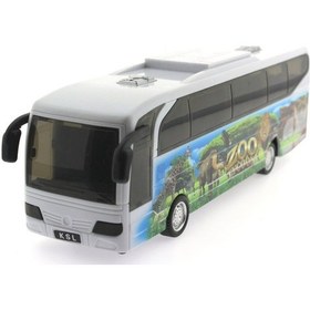 Resim Sürtmeli Sesli ve Işıklı Hayvanat Bahçesi Otobüsü 