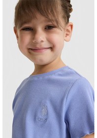Resim U.s. Polo Assn. Kız Çocuk Lila Tişört Basic 50325610-vr245 Lavanta 