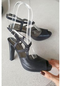 Resim 599 Topukla Kadın 10 cm Topuklu Abiye Ayakkapı 