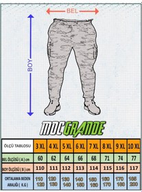Resim Moc Grande Mocgrande Büyük Beden Basic Eşofman Altı Full Lycra 11516 Taba-Taba 