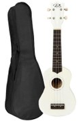 Resim Puka Pk-10 Soprano Ukulele Beyaz (KILIF HEDİYE) 