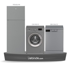 Resim Beko 3 lü Bahar Çeyiz Paketi-8 (970406 MI + CM 9101 S + BM 3043 S) 