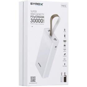 Resim Syrox 30.000 Mah Fenerli Powerbank 