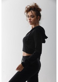 Resim Kaşkorse Siyah Fitilli Eşofman Takımı Siyah 