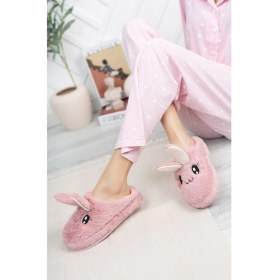 Resim Stwenn Pofuduk Hayvan Figürlü Panduf Kadın Ev Teliği 