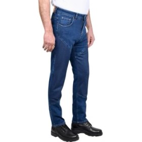 Resim Rıder Denım Efil Mavi Erkek Motosiklet Pantolon 