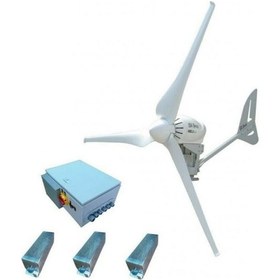 Resim İsta Breeze Set Heli 4.0 Kw 48 V Rüzgar Türbini + Wind Pro Şarj Kontrol Cihazı 