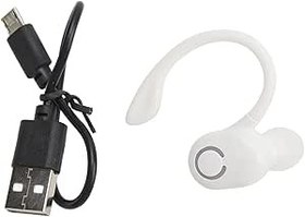 Resim BusoTh Kulaklık, V5.2 Ultralight 3.7V 50mah Pil Ofis Için Mikrofonlu Ergonomik Eller Serbest Kablosuz Kulaklık Gürültü Engelleme (WHITE) 