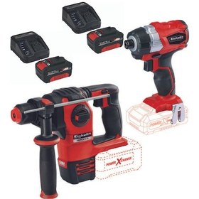 Resim Einhell Herocco 18v Kırıcı TE-CI 18 BL Vidalama 2x4.0ah Set 