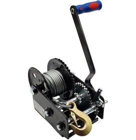 Resim Çelik Halatlı El Vinci 2000LB Çektirme Irgat 900 kg - 10 metre 