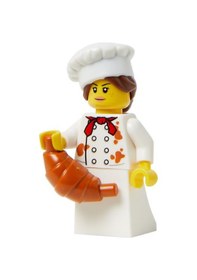 Resim Orjinal Lego Minifigür Patisserie Chef 