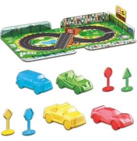 Resim MCM Group 03948 Artsand Arabalar Kum Seti 600 gr -Fentoys 