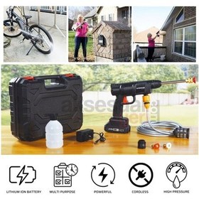 Resim Basınçlı Şarjlı Araba/motor/bisiklet Yıkama-bahçe Sulama/ilaçlama Her Türlü Yüzeyi Yıkama Tabancası 