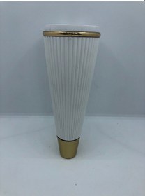 Resim Karakoçaksesuar Plastik,19 Cm Beyaz-Gold Koltuk,Berjer,Mobilya Ayağı (4 Adet) 