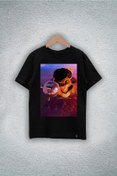 Resim Genel Markalar Çizmeli Kedi Özel Tasarım Baskılı Unisex Çocuk Tişört 
