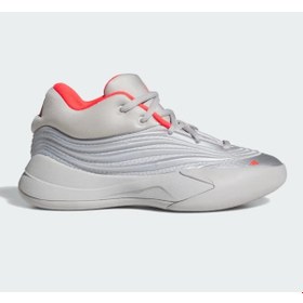 Resim Adidas Dame X Jr Çocuk Basketbol Ayakkabısı Kj7094 Gri 