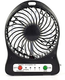 Resim PEMBECİN 3 Kademeli Masa Üstü Ve Araç Şarjlı Mini Vantilatör Fan Pervane 