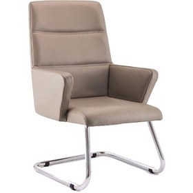 Resim West Deri Misafir Koltuğu Bej 