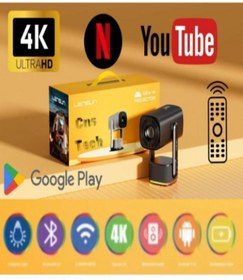 Resim LENSUNN Powerbanklı Projeksiyon Lensun Kendinden Şarjlı New 14 Kablosuz Çalıştırılabilir 