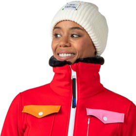 Resim Rossignol Sublim Insulated Overall Kadın Kırmızı Kayak Tulumu 