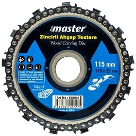 Resim Master 505097 Wood Carving Disc Ahşap İşleme Diski 115 Mm 13 Diş 