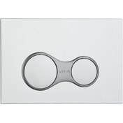 Resim VitrA Sirius 740-0480 Kumanda Paneli, Parlak Krom - Mat Krom 