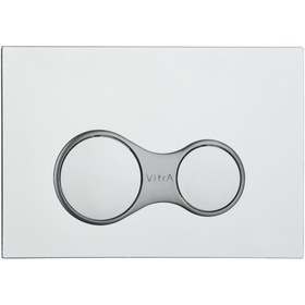 Resim VitrA Sirius 740-0480 Kumanda Paneli, Parlak Krom - Mat Krom 