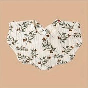 Resim Yeşil Pamuk Yumuşak Bebek Baskı Önlükler Düz Renk Bebek Önlüğü Yenidoğan Geğirme Bezleri Bandana Eşarp Çocuklar Erkek Kız Besleme Tükürük Havlusu Yeşil 