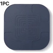 Resim Lumaworld Koyu Mavi Silikon Isıya Dayanıklı Paspas: Cam Fritöz, Ninja Crispi Fn101gy Uyumlu, Kaymaz 