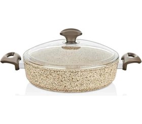 Resim Creamy Sığ Tencere 22 Cm Krem 