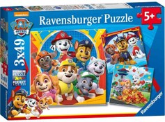 Resim Ravensburger 3x49 Parça Puzzle Paw Patrol 050482 