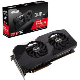 Resim Asus AMD Radeon RX 6700 XT Dual OC DUAL-RX6700XT-O12G 12 GB GDDR6 192 Bit Ekran Kartı 