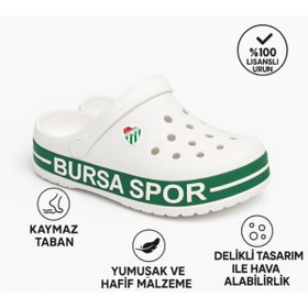 Resim Bursaspor Lisanslı Taraftar Terliği – Yeşil Beyaz 