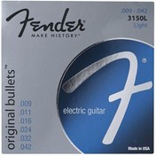 Resim Fender Original Bullet 3150L Pure Nickel .009-.042 Elektro Gitar Teli 