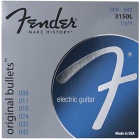 Resim Fender Original Bullet 3150L Pure Nickel .009-.042 Elektro Gitar Teli 