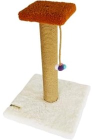 Resim SkyGOO Tek Katlı Stepli Beyaz Kedi Tırmalama Tahtası revify 827927 