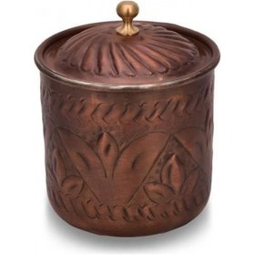 Resim Turna Bakır Safran Baharatlık 4 No El İşleme Oksit Turna0009-3 Bakır 