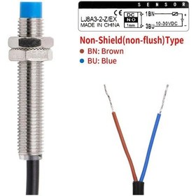 Resim LJ8A3-2-Z/EX 6-36V 2mm NO Endüktif Mesafe Sensörü 