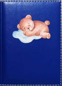 Resim Promosyon Denizi Sevimli Ayıcık 2 Görselli Lacivert Ruhsat Kabı 