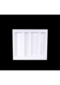 Resim 55x49 Beyaz Çekmece Içi Düzenleyici Antibakteriyel Kepçelik - 50x40 Cm'e Kadar Kesilebilir Beyaz 