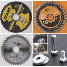 Resim 115 Mm Mermer Granit Fayans Elmas Ahşap Metal Taş Kesme Canavar 