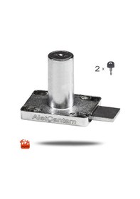 Resim Canex Dolap Çekmece Kilidi Dikdörtgen Uzun Borulu Kilit 